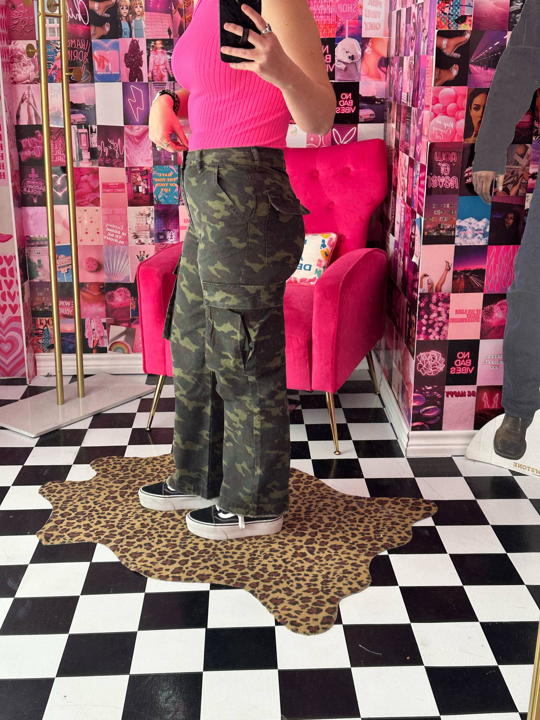 The Stella Camo Crop Pants