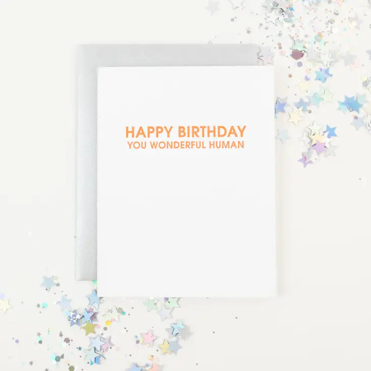 Wonderful Human Birthday Card