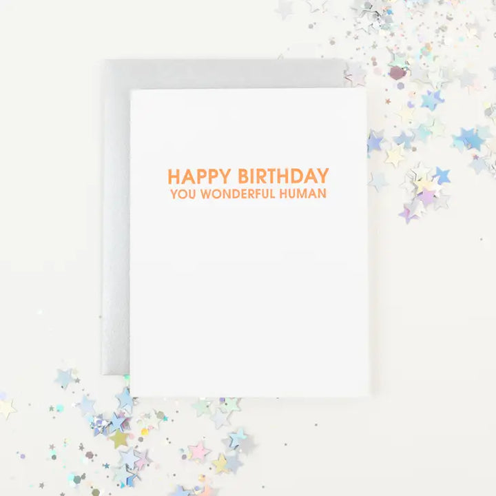 Wonderful Human Birthday Card