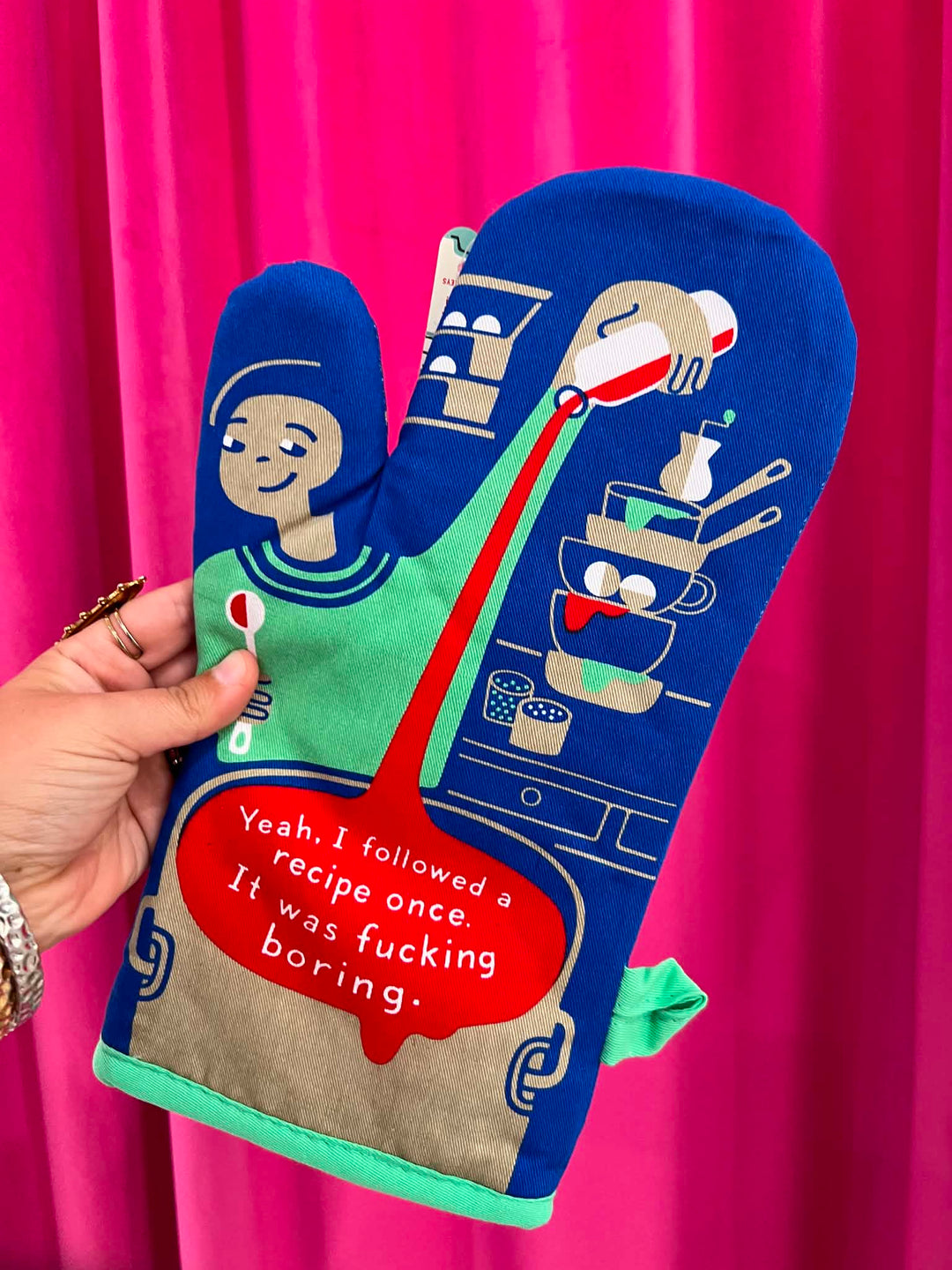 Followed & Recipe Once Oven Mitt