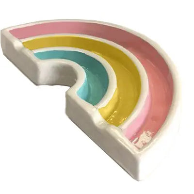 Rainbow Hand Painted Ashtray