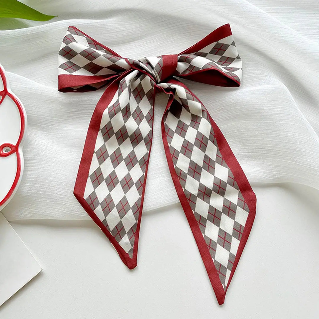 Checkered Style Twilly