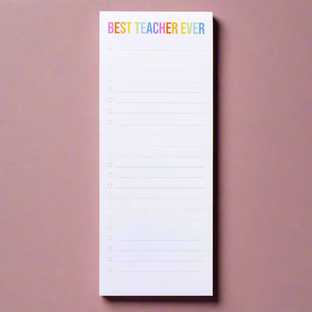 Best Teacher Ever Magnet Notepad