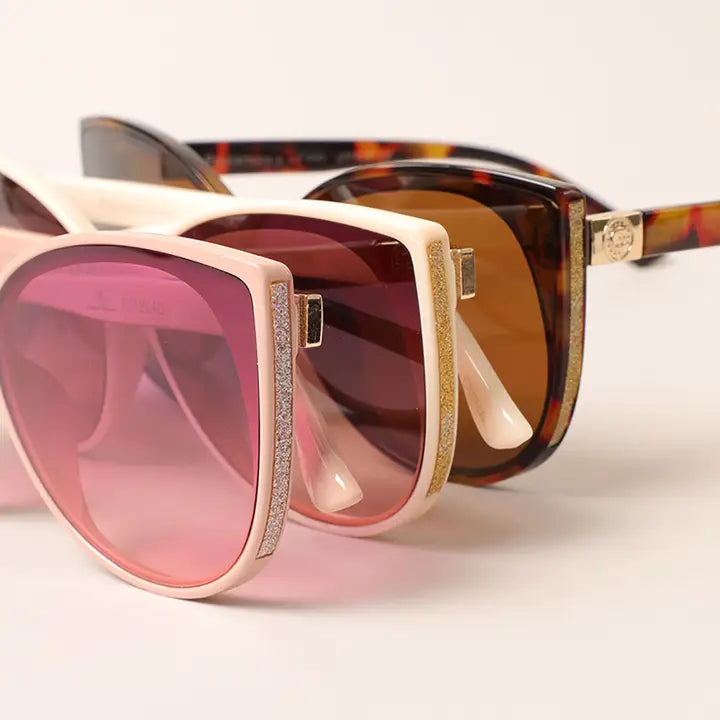 The Janey Glitter Cat Eye Sunglasses