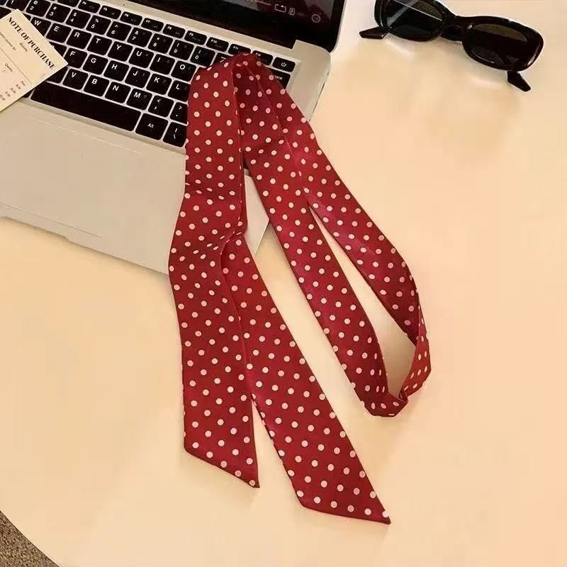Red Polka Dot Moments Scarf