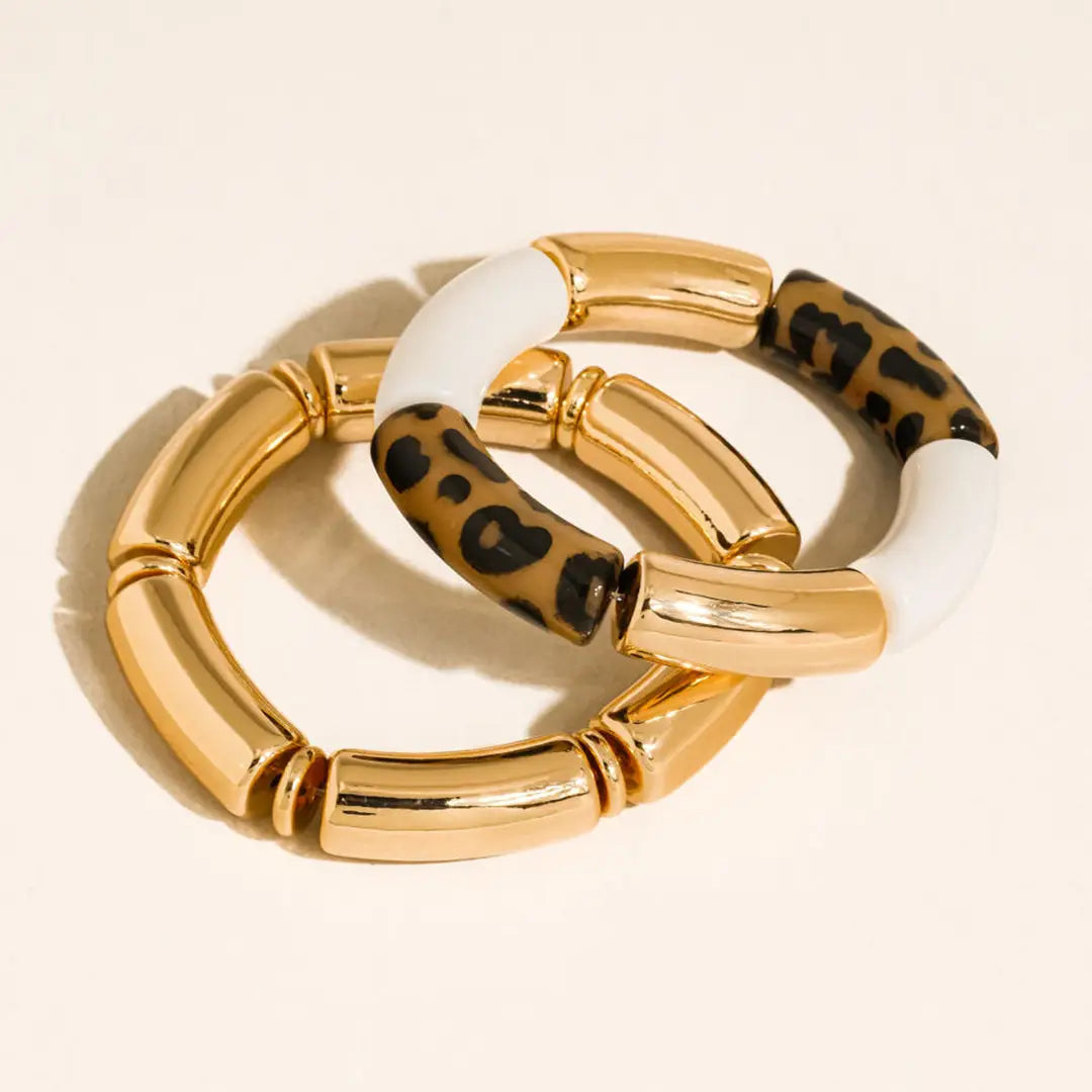 The Aira 18K Bangle Bracelet Set