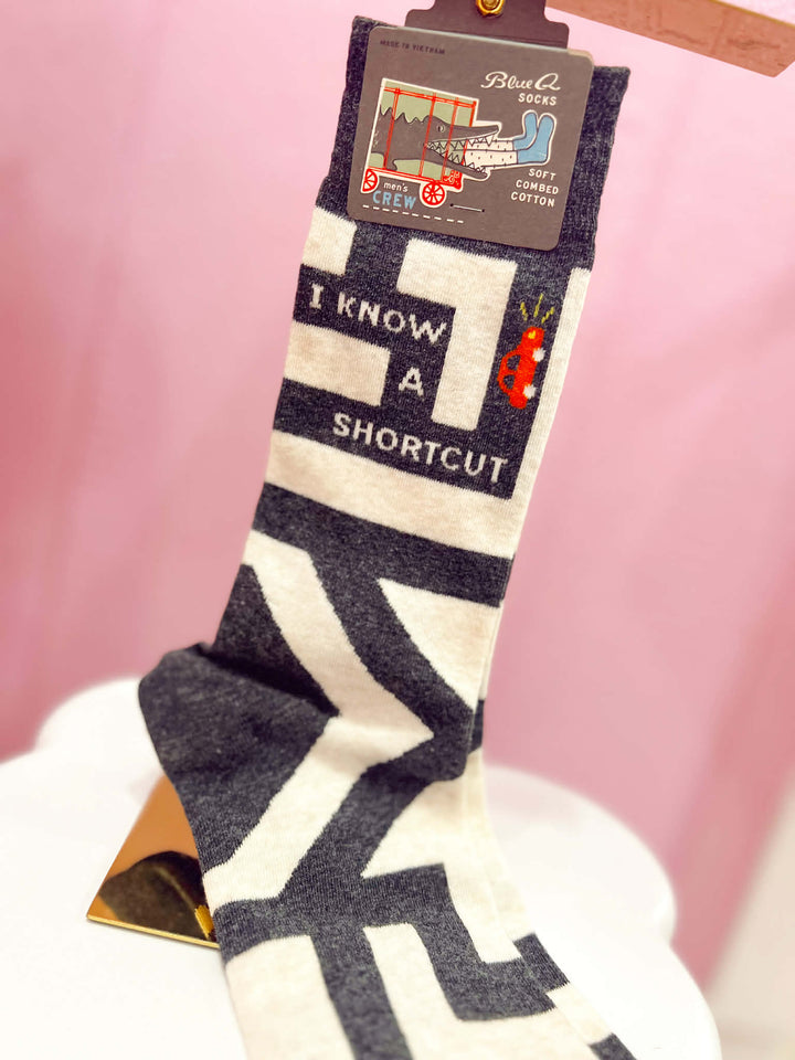 I Know A Shortcut Men's Socks