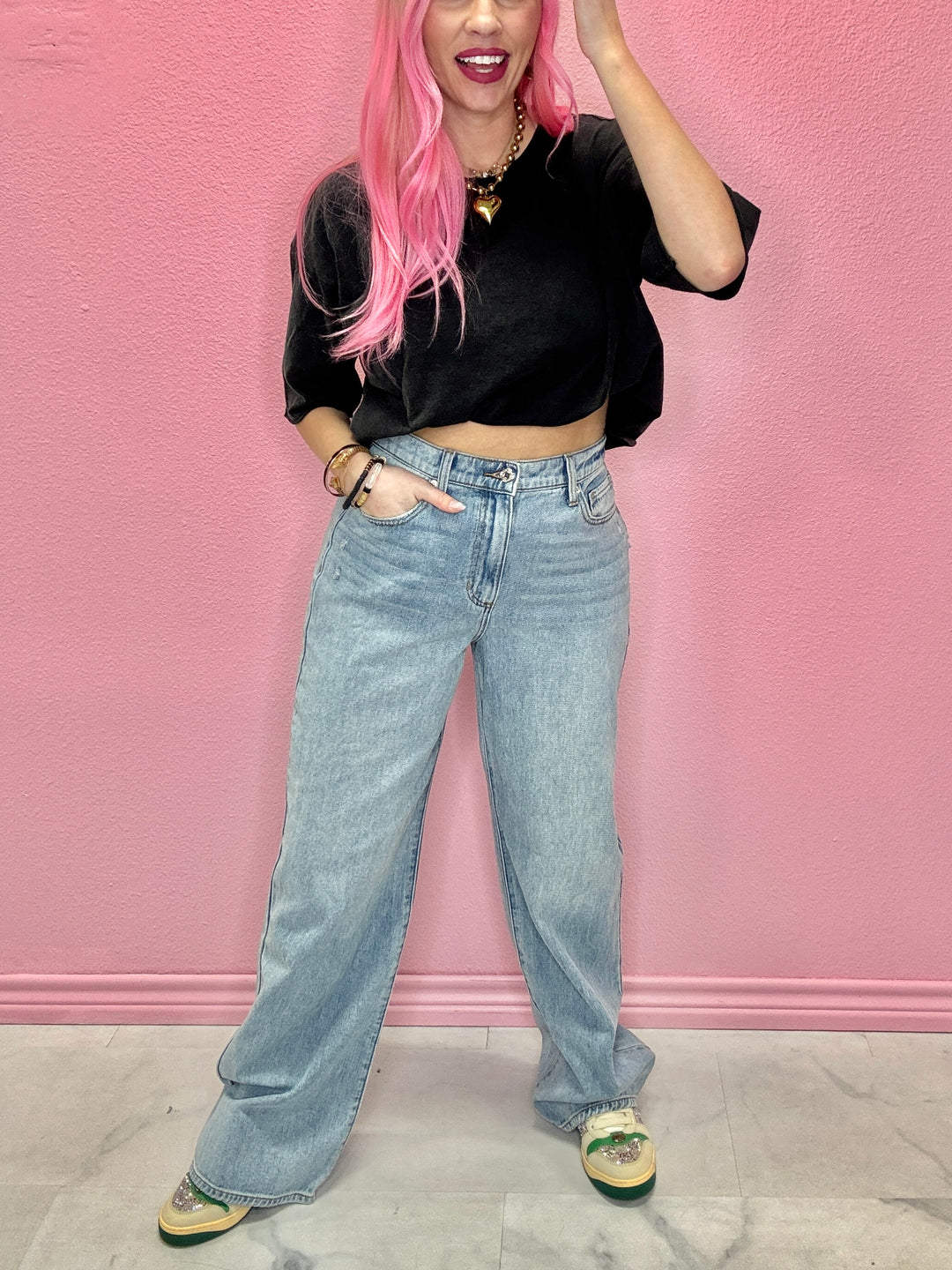The Darcy Wide Leg Jeans