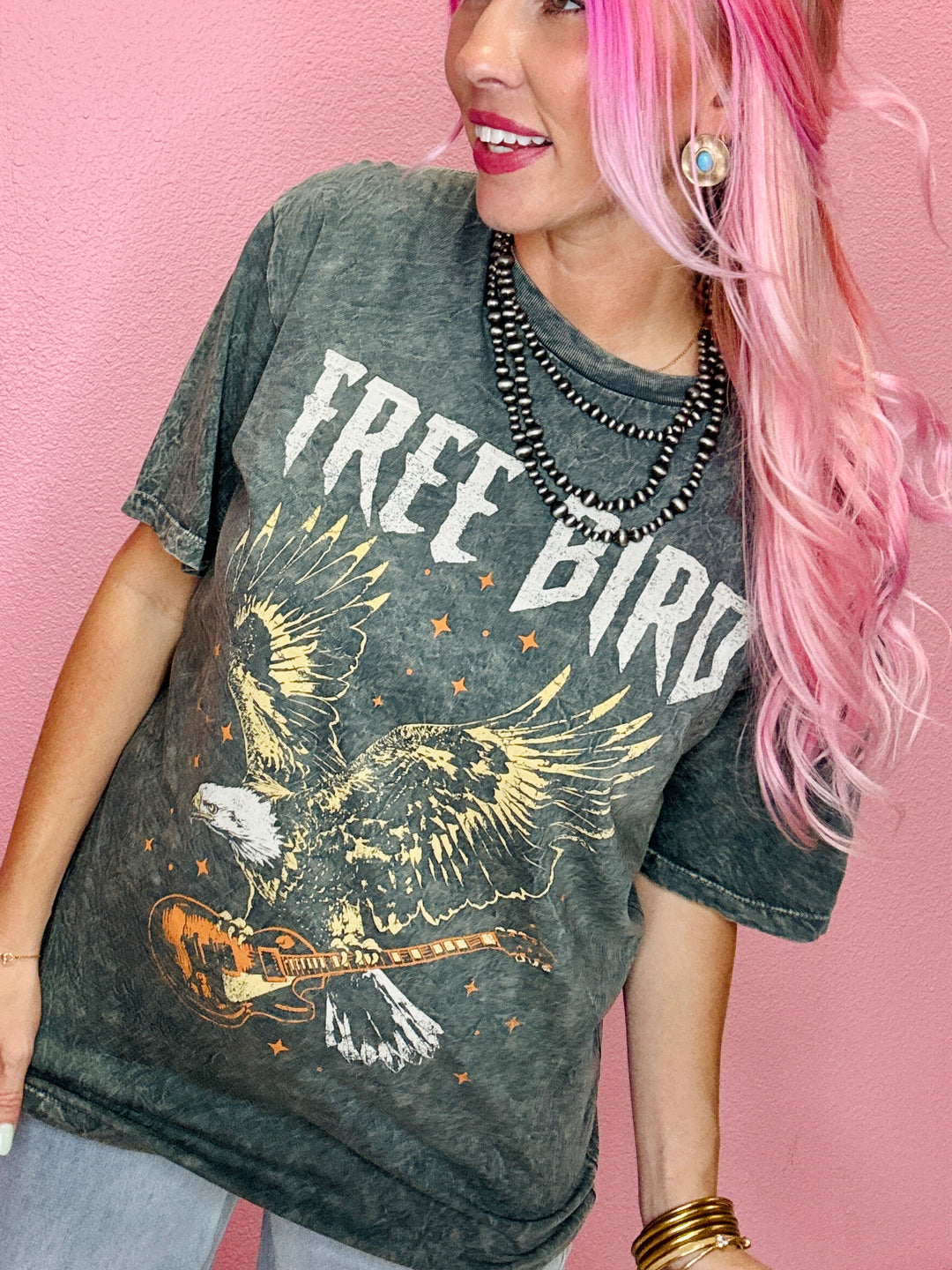 Free Bird Rock & Roll Graphic Tee