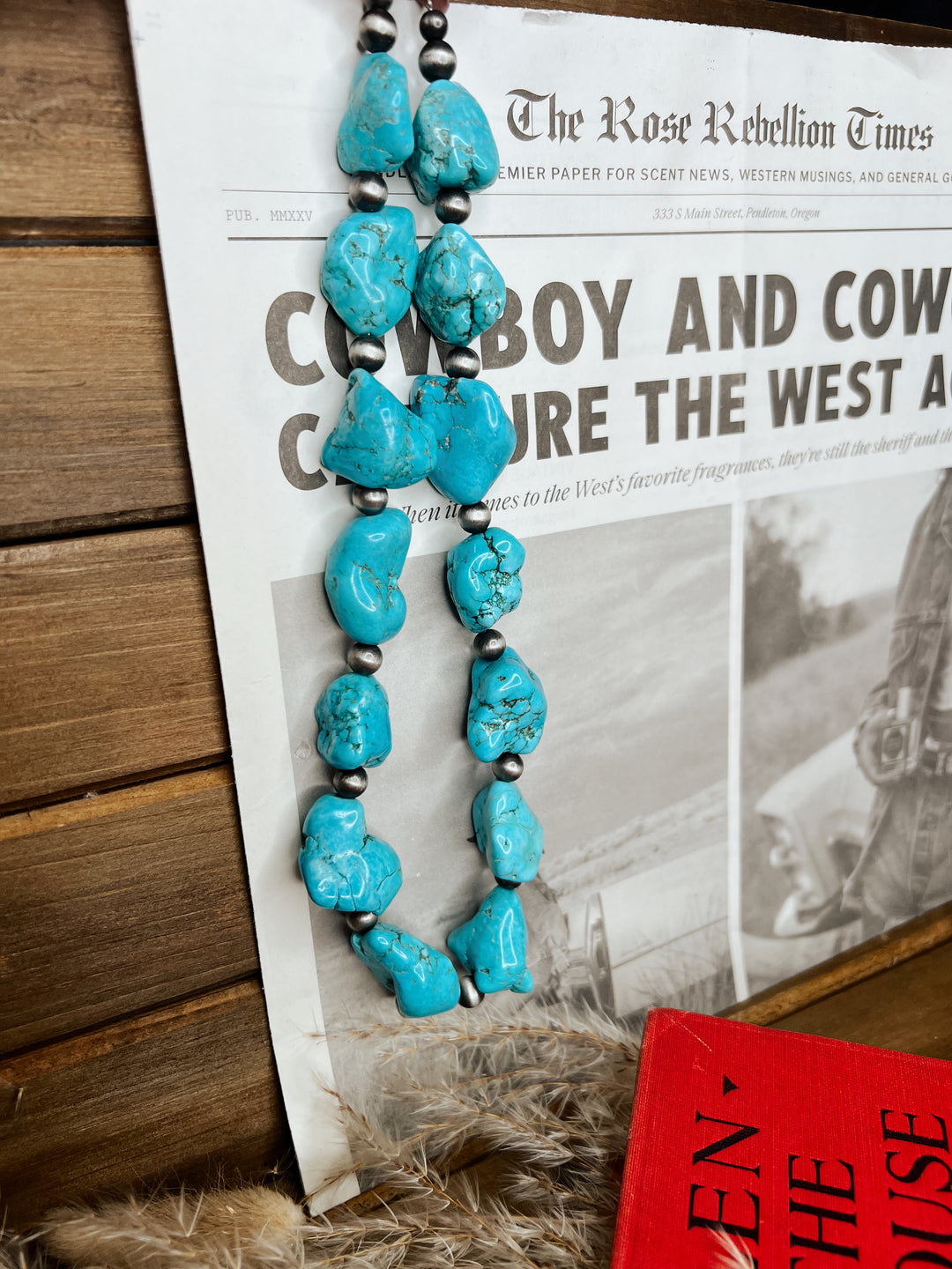Jodie Chunky Turquoise Necklace