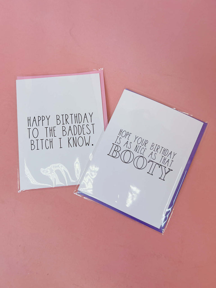 Baddest Bitch Card