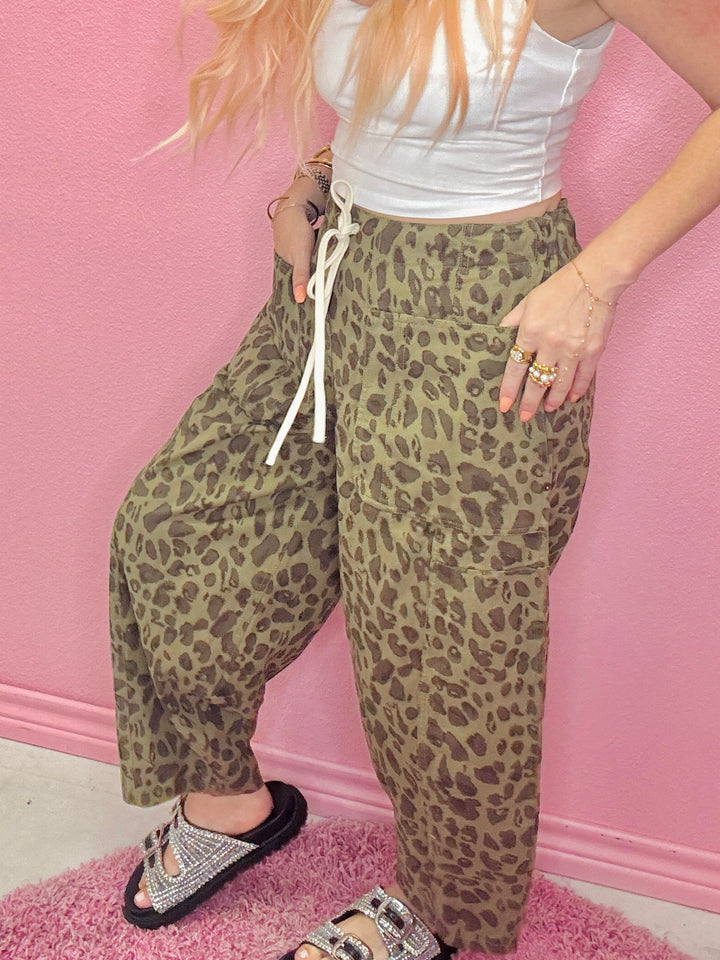 The Stella Olive Leopard Pants