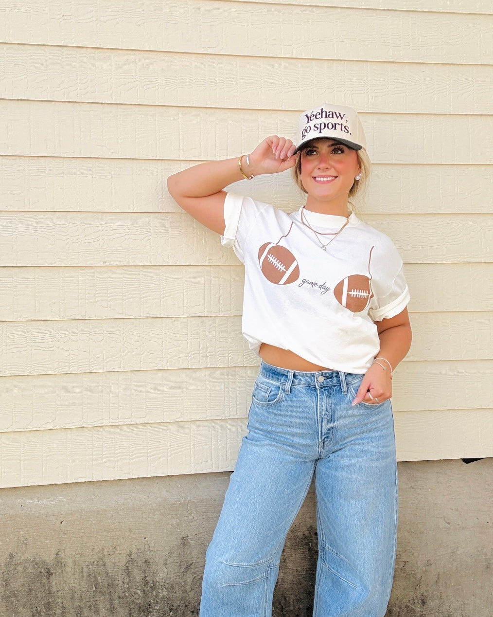 Game Day Bikini Graphic Tee