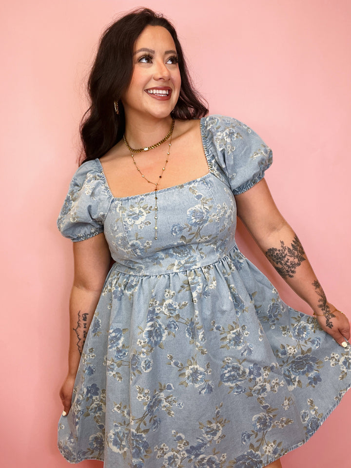 The Bluebell Darling Denim Dress