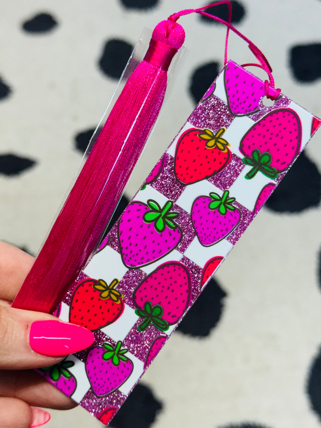 Acrylic Bookmark With Fringe Tassel