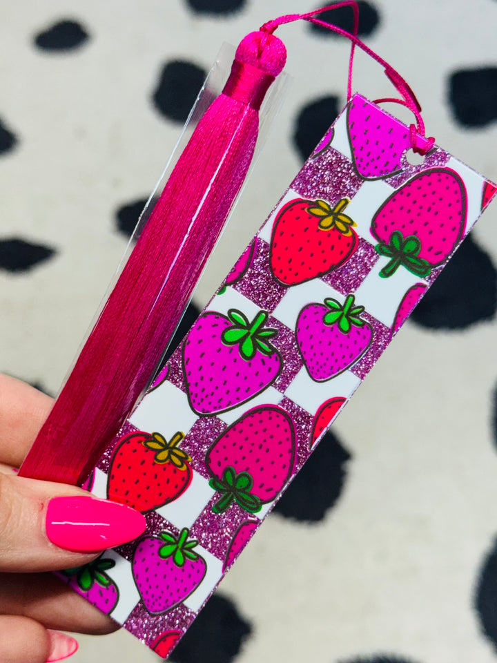 Acrylic Bookmark With Fringe Tassel