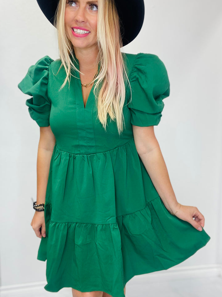 The Ella Puff Sleeve Dress