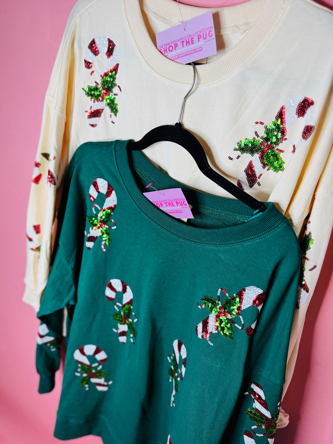 Candy Cane You Not Christmas Sweater