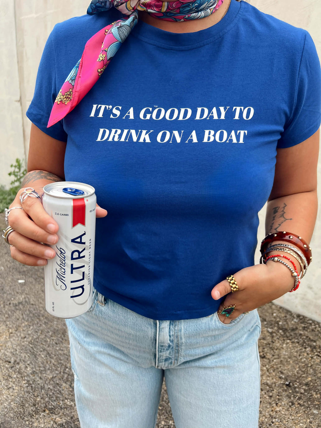 Drink On A Boat Baby Tee