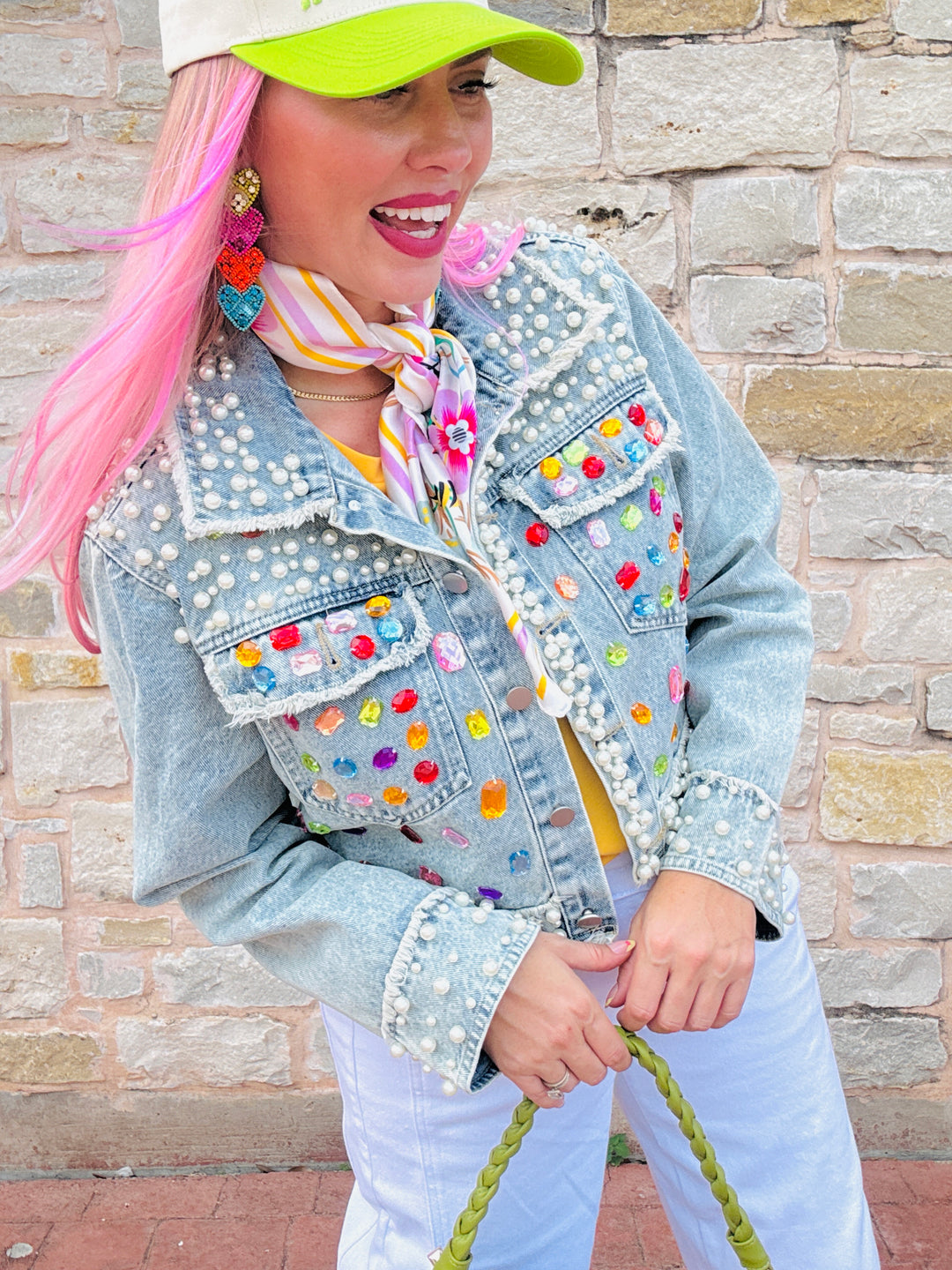 The Main Character Pearls & Gemstone Jacket