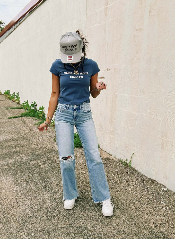 The Rebel Charm Wide Jeans