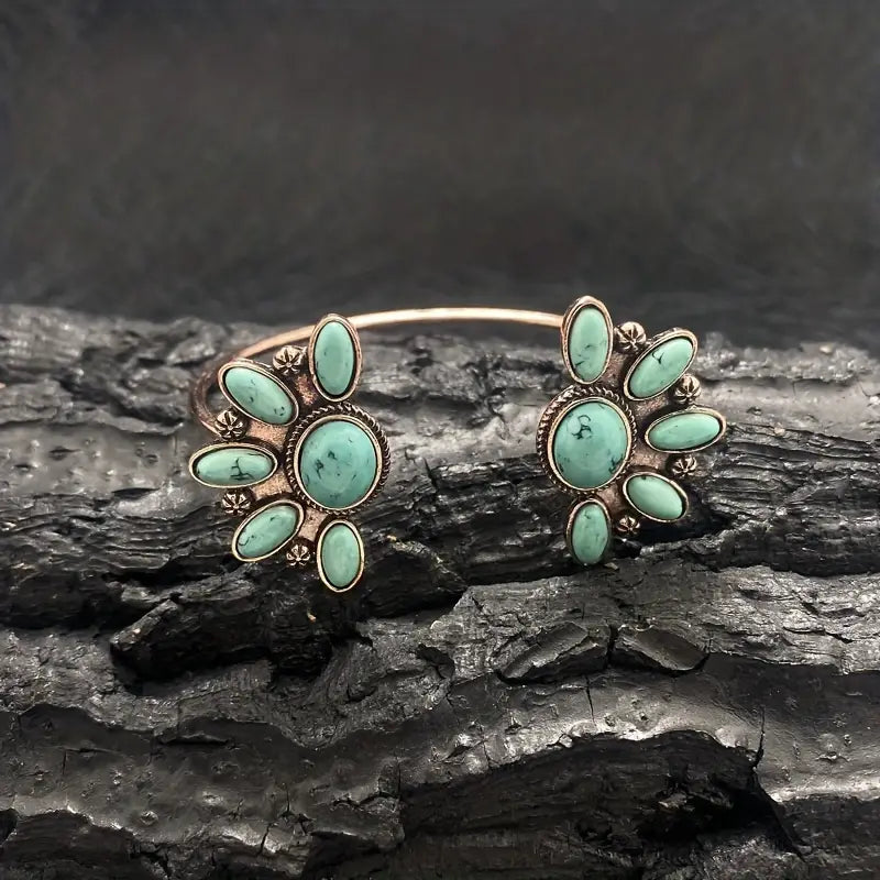 Turquoise Cuff Bangle Bracelet