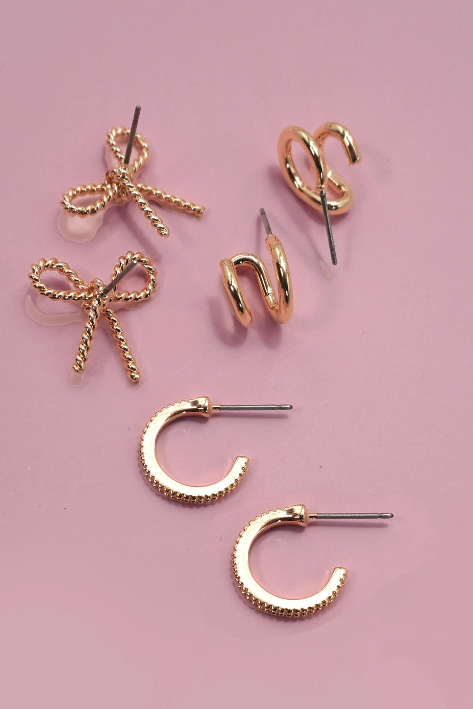 The Vivianne Trio Earring Set