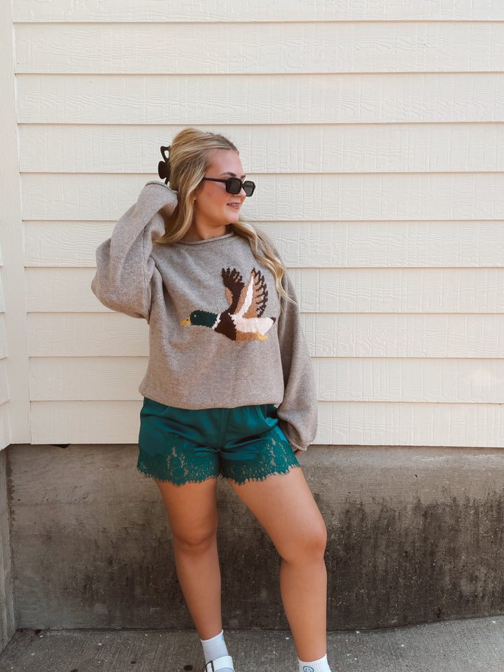 Duck, Duck, Cozy Pullover