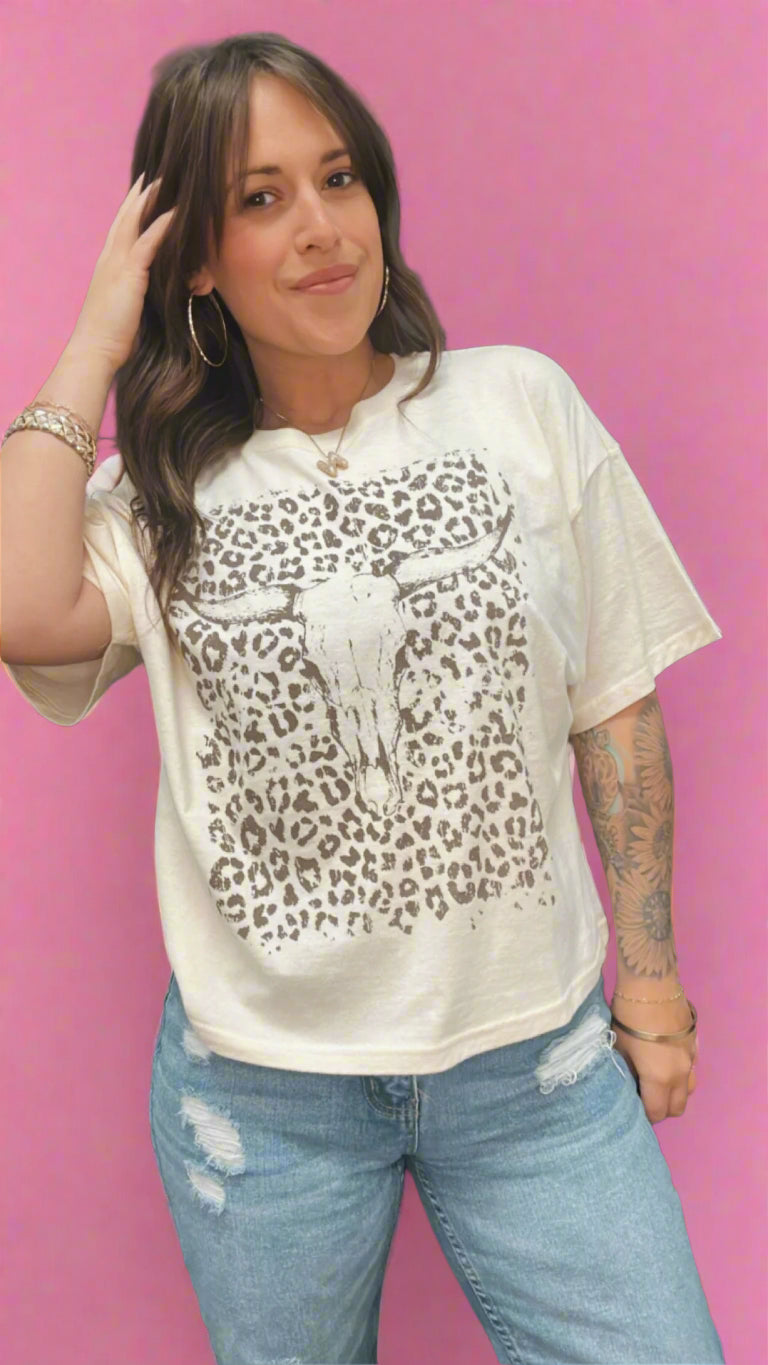 Western Days Crop Graphic Tee