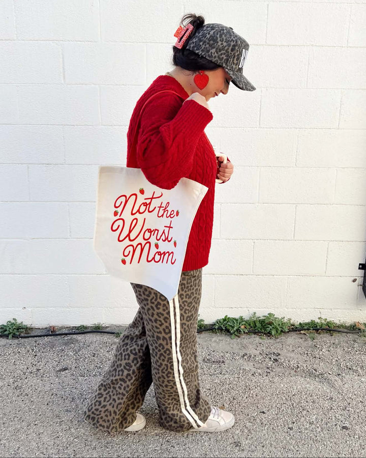 Leopard Chic Twill Pants