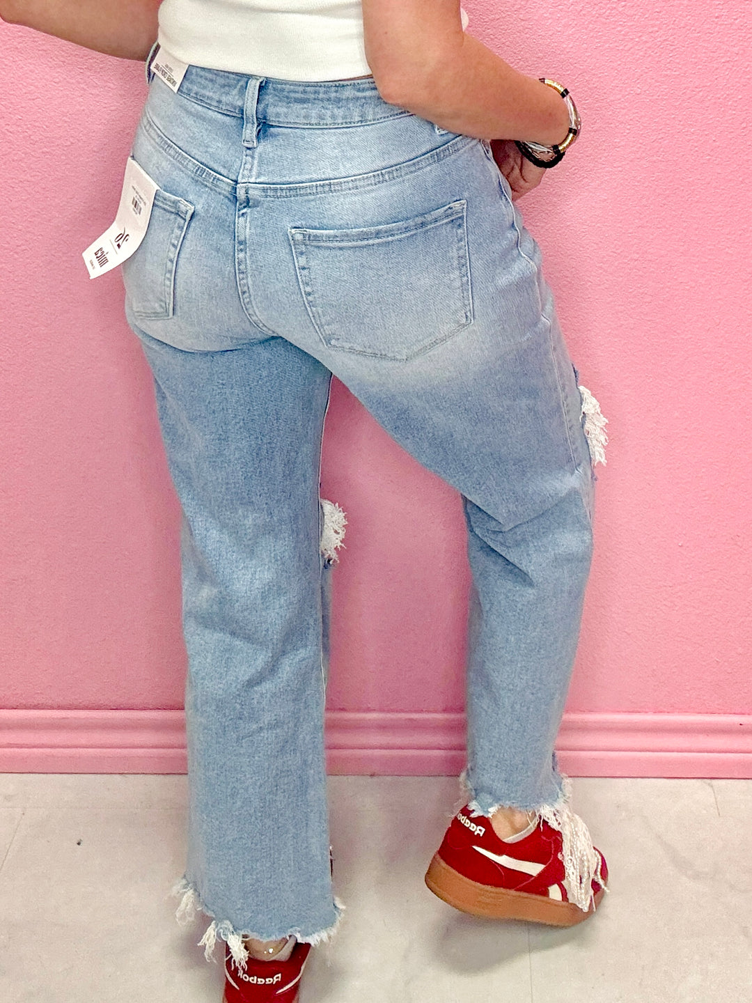 90's Vintage Crop Jeans