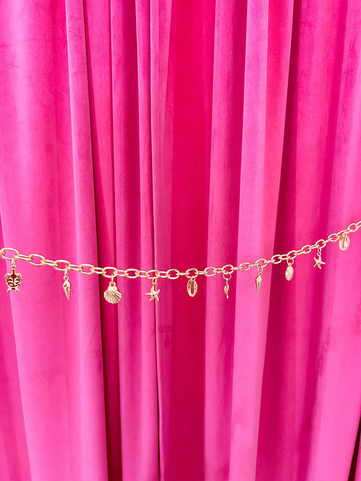 Salty Mermaid Charm Chain Belt