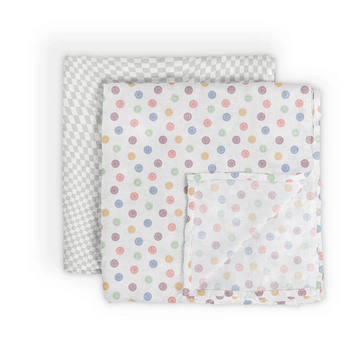 Happy Vibes Swaddle Blanket Set