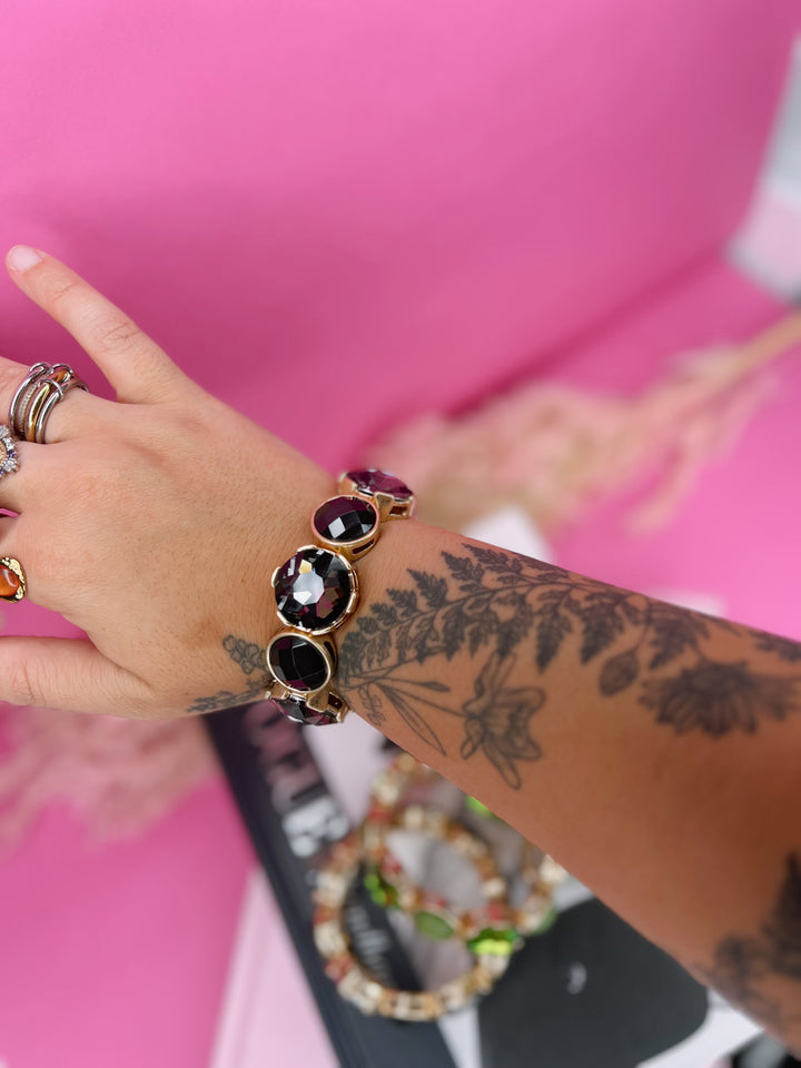Mel Iridescent Gemstone Bracelet