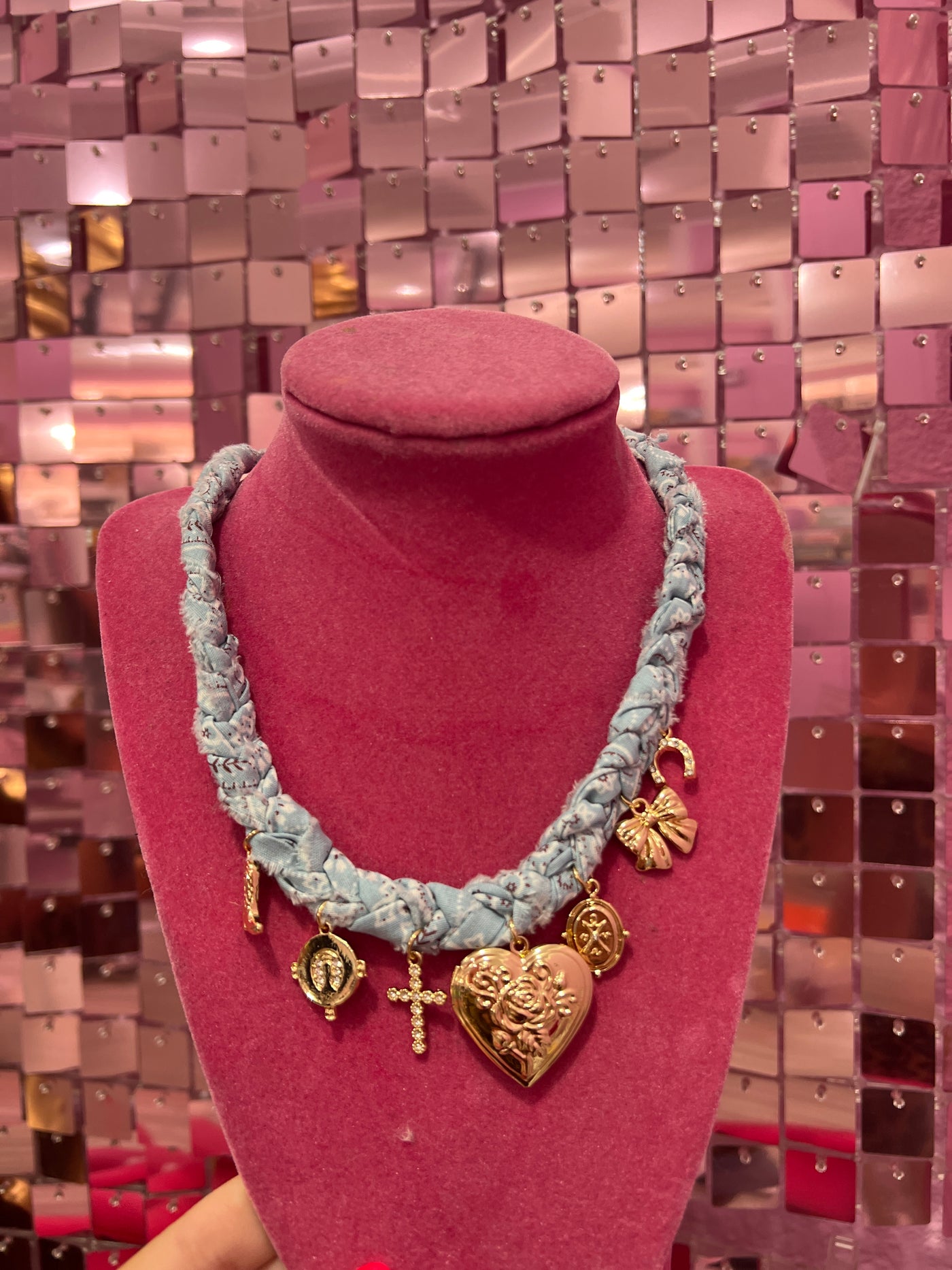 Bandana Breeze Charm Necklace