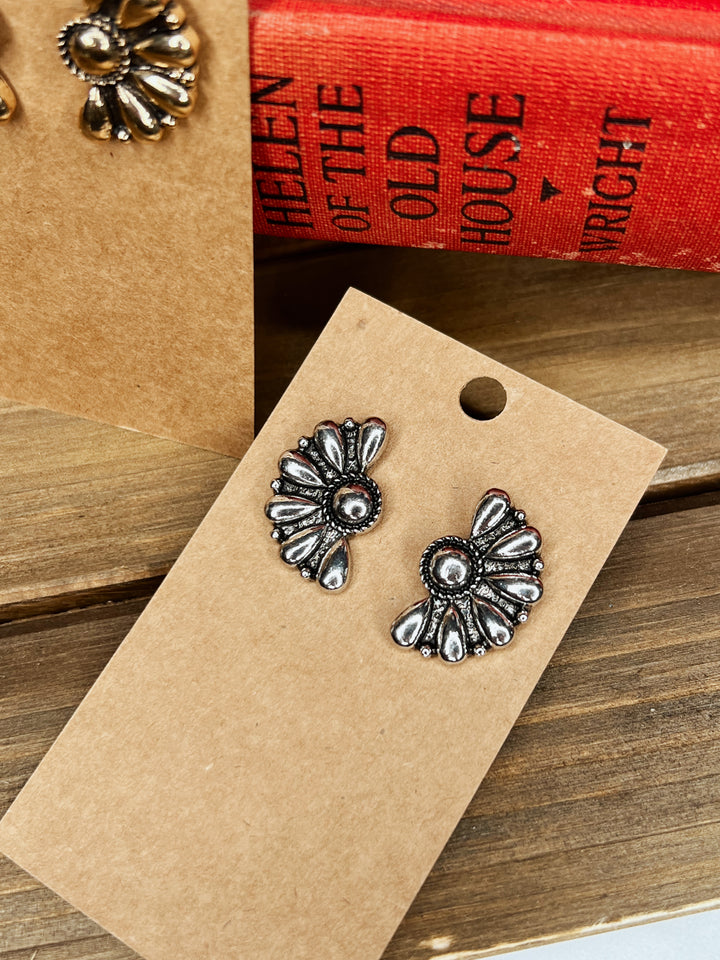 Sierra Half Concho Earring