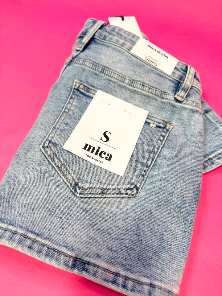 Shine On Denim Shorts