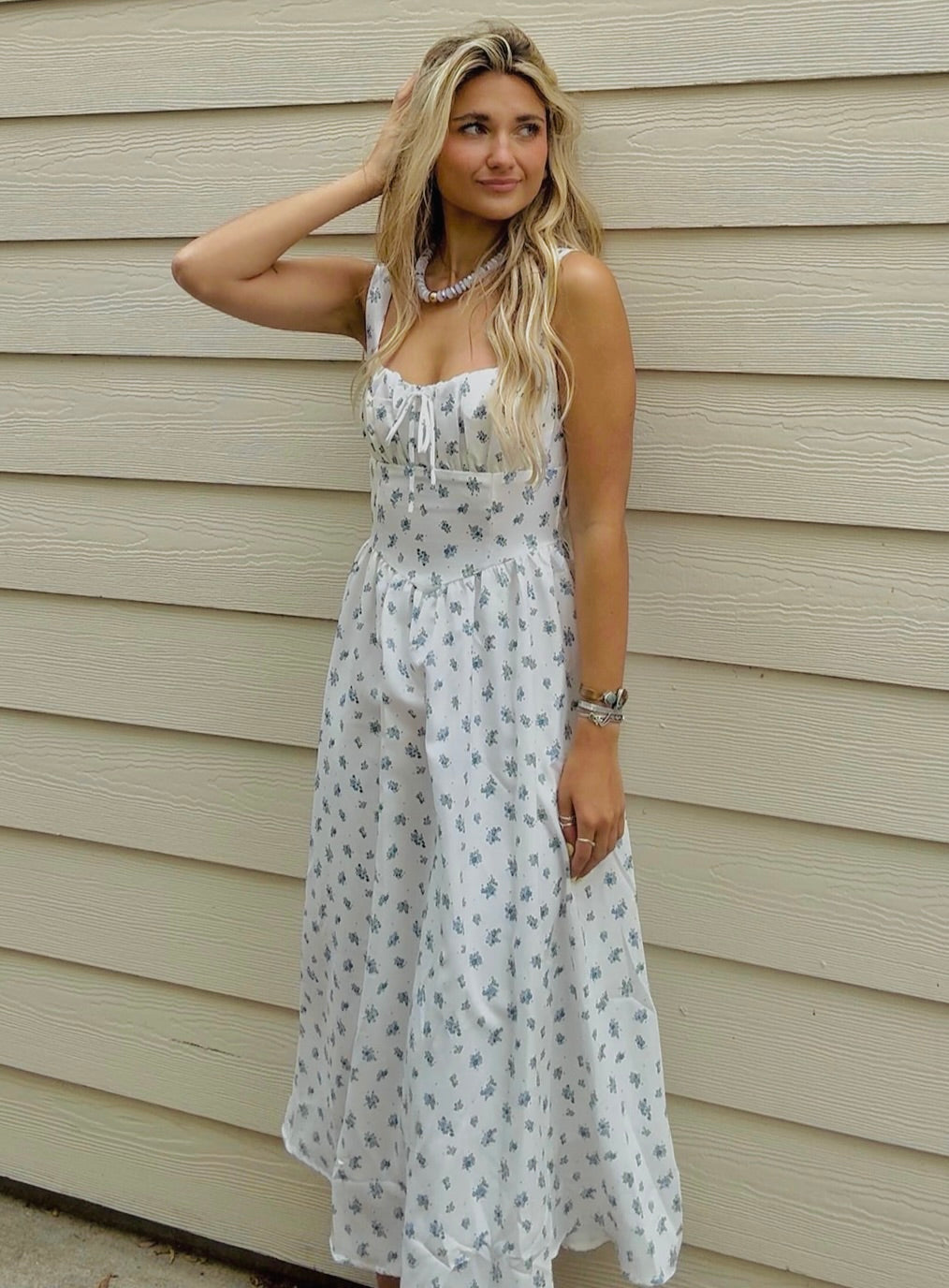 Forget Me Not Floral Dress
