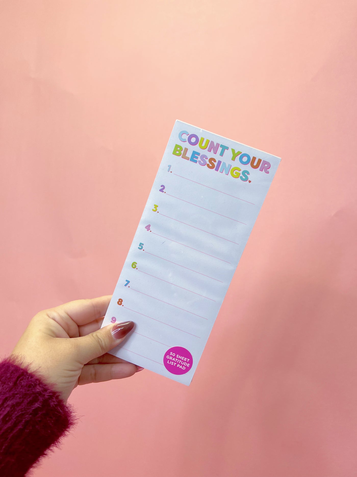 Blessings List Pad