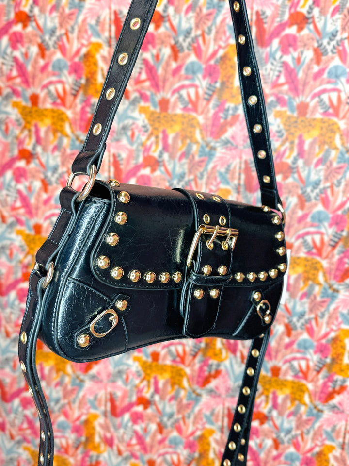 Rivets & Retro Shoulder Bag