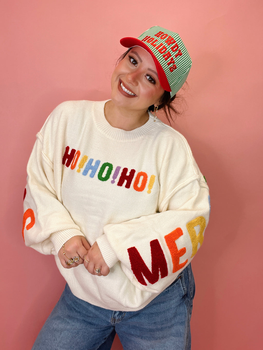 Merry Christmas Oversized Sweater