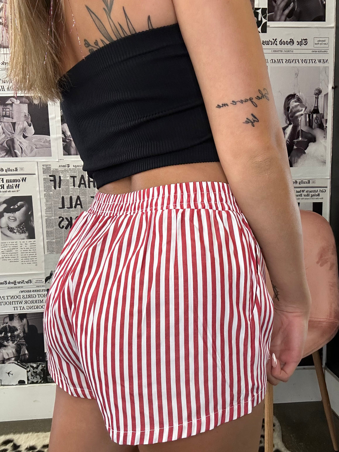 The Weekend Pinstripe Boxer Shorts