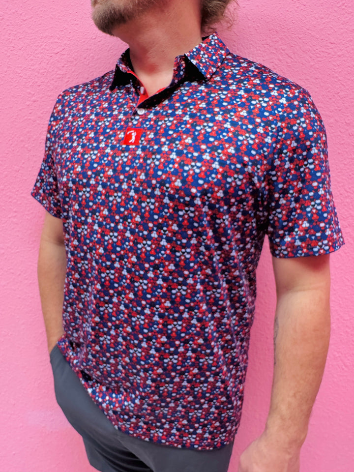 Whale Tail Freedom Cheeks Polo