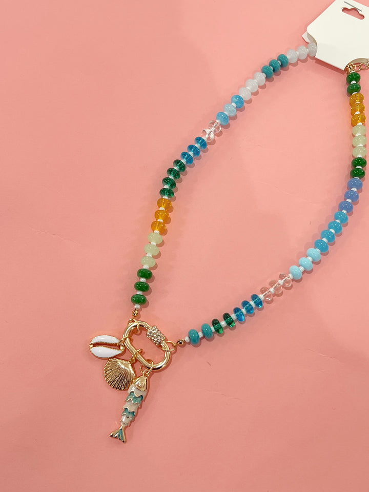 Laguna Love Beaded Necklace