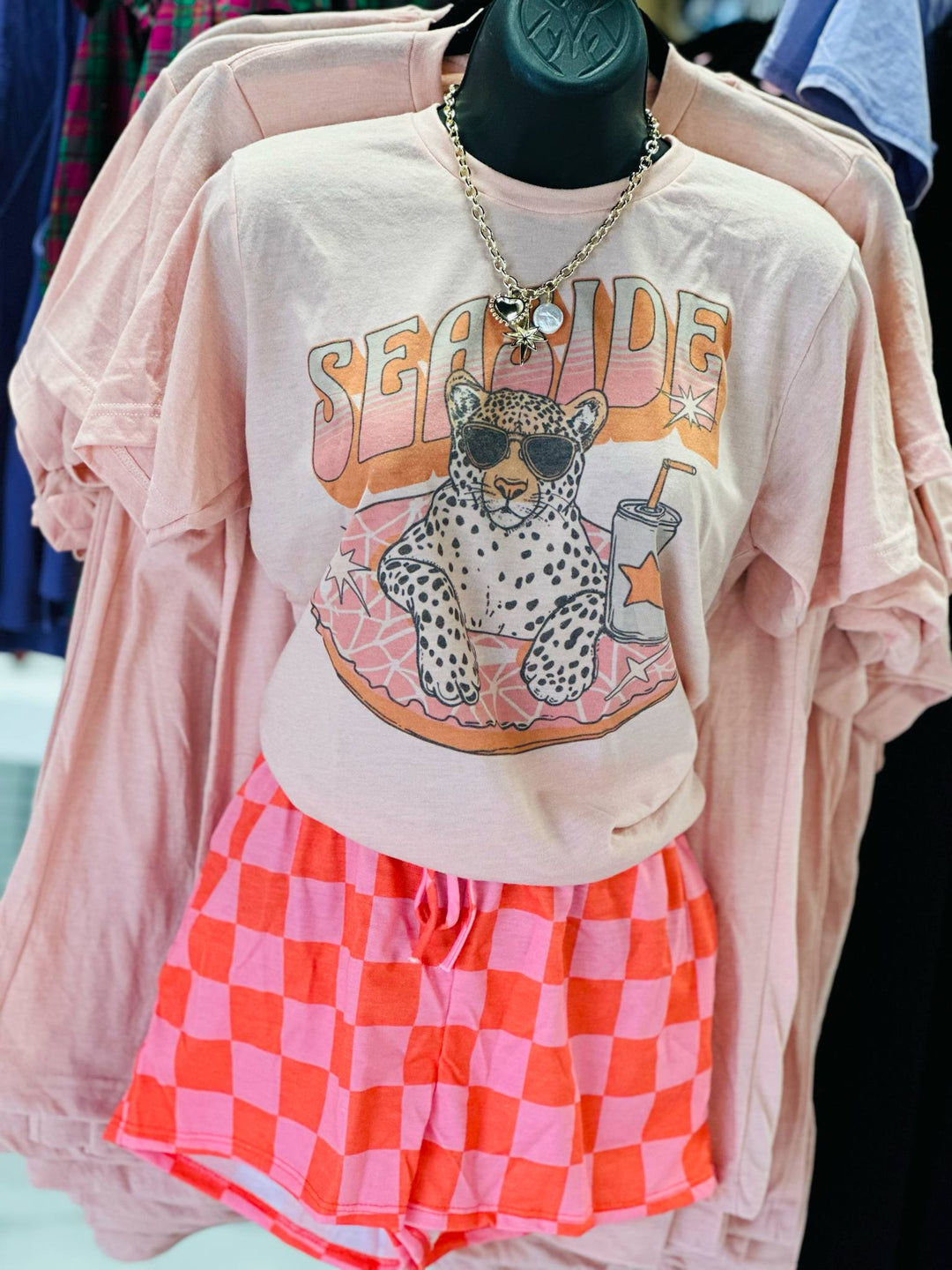 The Jade Checkered Shorts