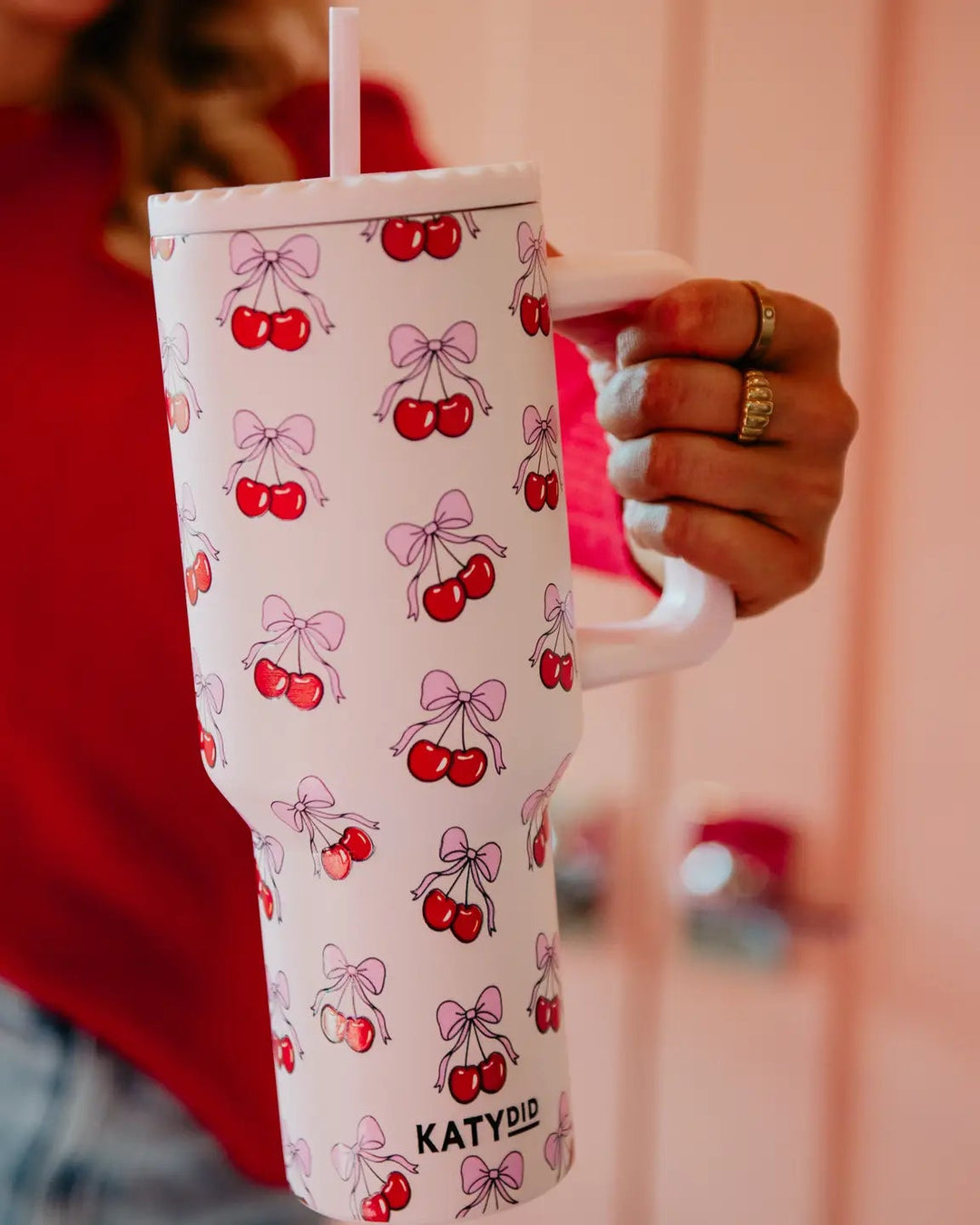 The Cherry Bow 38oz Tumbler