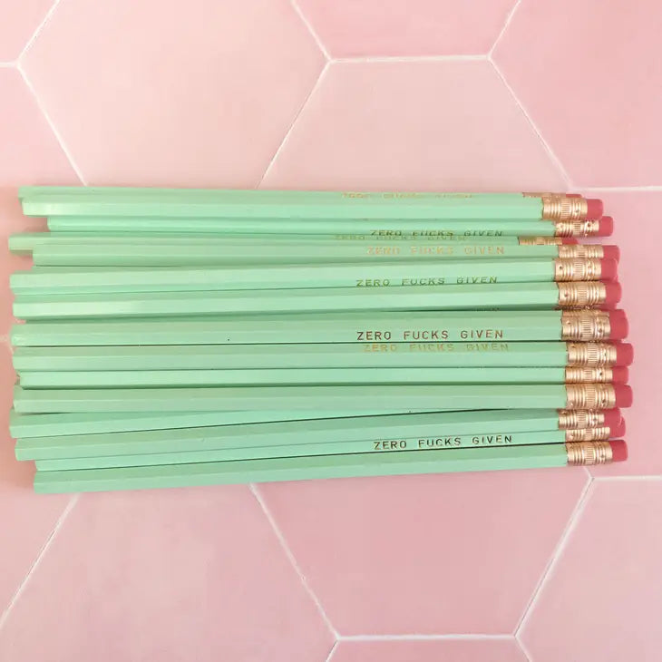 Zero Fucks Given Pencil