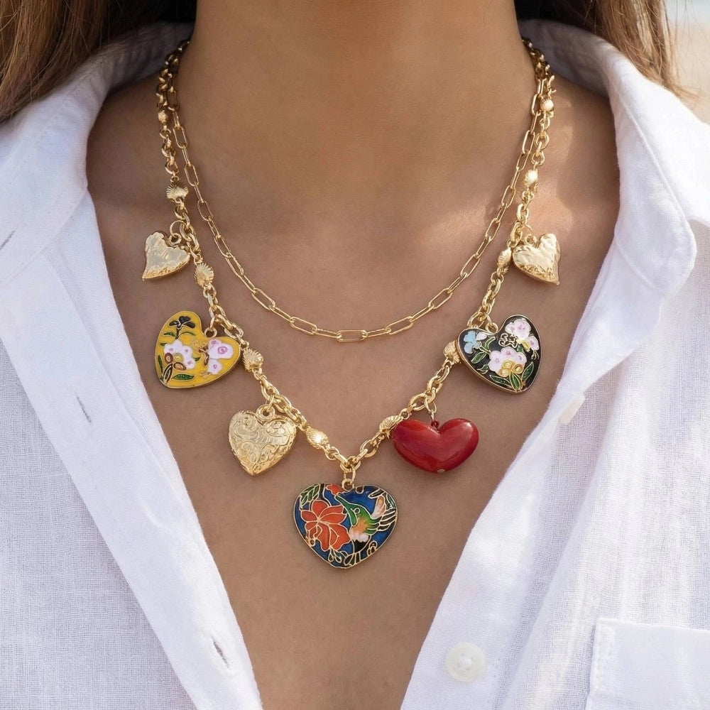 The Flutter Charm Necklace