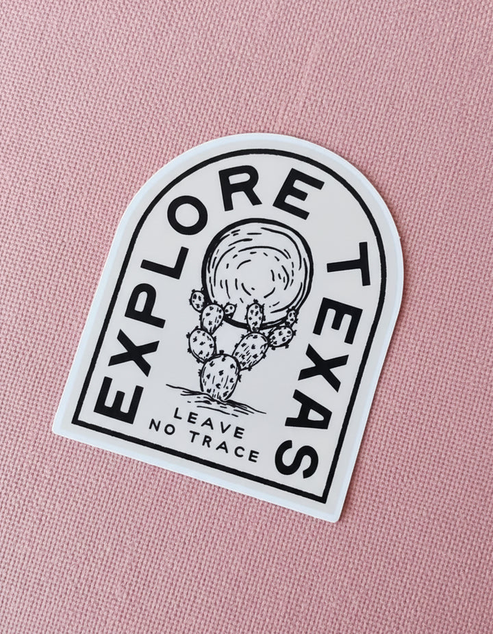 Explore Texas Sticker