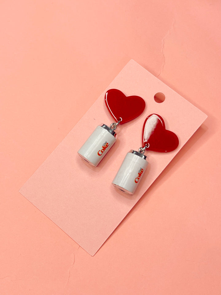 Diet Coke Can Earrings